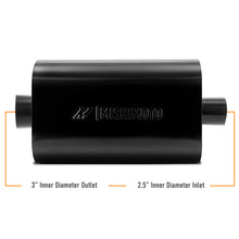 Cargar imagen en el visor de la galería, Mishimoto Muffler with 2.5in Center Inlet/Outlet - Angled Tip - Black