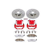 Cargar imagen en el visor de la galería, Power Stop 03-04 Infiniti M45 Front Z26 Street Warrior Brake Kit w/Calipers