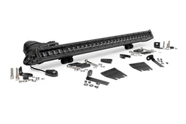 Jeep 30 Inch LED Hood Kit 18-20 Wrangler JL 20-Up Gladiator JT Black-Series Rough Country