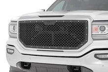 Cargar imagen en el visor de la galería, Sierra Mesh Grille 16-18 Sierra 1500 Black Powdercoat Stainless Steel Hardware Rough Country