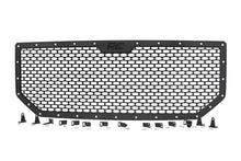 Cargar imagen en el visor de la galería, Sierra Mesh Grille 16-18 Sierra 1500 Black Powdercoat Stainless Steel Hardware Rough Country