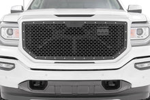 Cargar imagen en el visor de la galería, Sierra Mesh Grille 16-18 Sierra 1500 Black Powdercoat Stainless Steel Hardware Rough Country