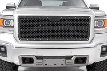 Cargar imagen en el visor de la galería, Sierra Mesh Grille 14-15 1500 Sierra Black Powdercoat Stainless Steel Hardware Rough Country