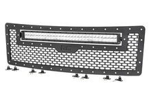 Cargar imagen en el visor de la galería, Mesh Grille 30 Inch Dual Row LED Chrome White DRL 09-14 Ford F-150 Rough Country