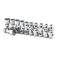 Cargar imagen en el visor de la galería, ICON Professional Universal Joint Metric Shallow Socket Set, 11 Piece | S1UM11 | 70298