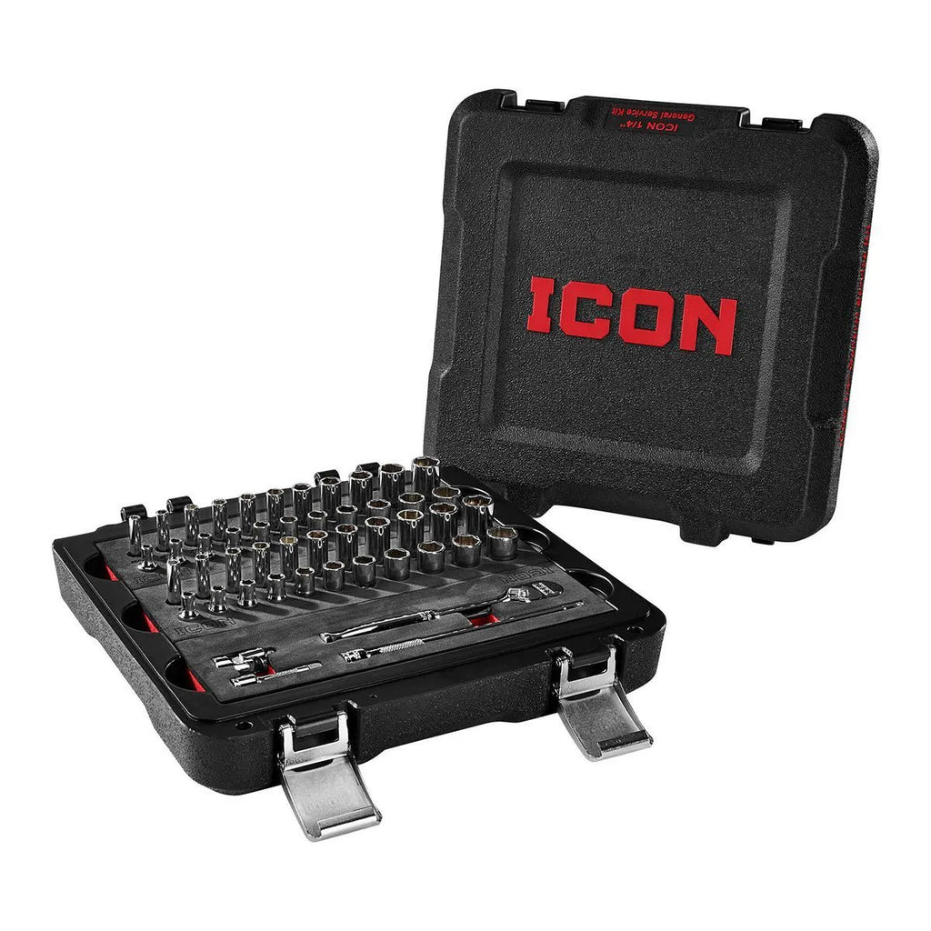 Icon 1/4 in. Drive Modular General Service Socket Set | S1SET-48 | 70311