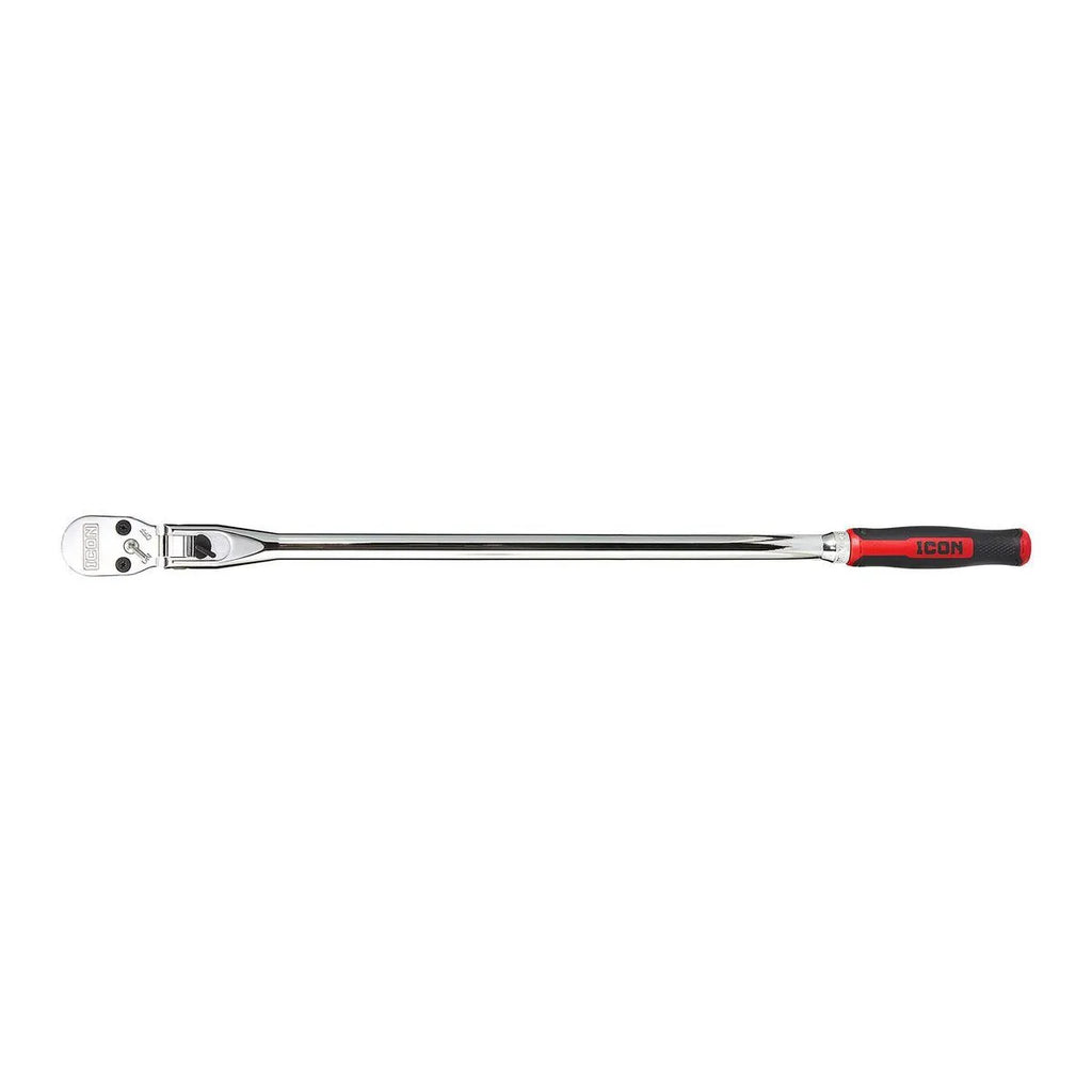 ICON G2 1/2 in. Drive, 26 in. Extra-Long Locking Flex Head Ratchet with Comfort Grip  R3XLKG | 70437