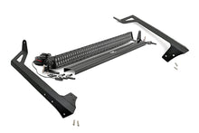 Load image into Gallery viewer, Jeep 50-Inch Straight LED Light Bar Upper Windshield Kit w/ 50 Inch Black Series LED Light 07-18 Wrangler JK Rough Country