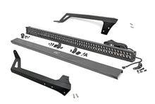 Load image into Gallery viewer, LED Light Windshield Mnt 50 Inch Black Dual Row White DRL Jeep Wrangler JK (07-18) Rough Country