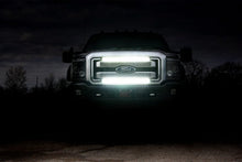 Cargar imagen en el visor de la galería, Ford Super Duty 30-inch Black Series Cree LED Grille Kit w/Cool White DRL (Single) Rough Country