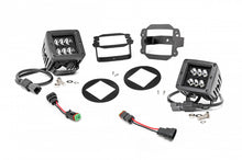 Load image into Gallery viewer, Jeep 2 Inch Cree LED Fog Light Kit Black Series 07-09 JK Wrangler Rough Country
