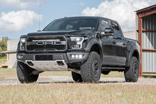 Load image into Gallery viewer, Ford Triple LED Fog Light Kit Black Series w/White DRL 17-19 F-150 Raptor Rough Country