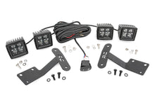 Load image into Gallery viewer, Toyota 2-inch LED Lower Windshield Ditch Kit (14-20 Tundra Black Series w/ Cool White DRL) Rough Country