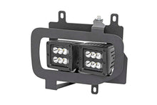 Cargar imagen en el visor de la galería, LED Light Kit Fog Mount Dual 2 Inch Black Pairs Spot/Flood Ford F-150 (15-17) Rough Country