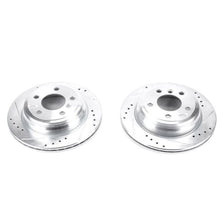 Cargar imagen en el visor de la galería, Power Stop 13-18 BMW 320i xDrive Rear Evolution Drilled &amp; Slotted Rotors - Pair