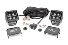 Cargar imagen en el visor de la galería, LED Light Ditch Mount 2 Inch Black Series Pair White DRL 21-Up Ford Bronco Rough Country