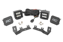 Load image into Gallery viewer, LED Ditch Light Kit 2in Black Pair Spot Silverado/Sierra 1500 (14-18 &amp; Classic) Rough Country