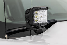 Cargar imagen en el visor de la galería, LED Ditch Light Kit 2in Black Pair Flood Silverado/Sierra 1500 (14-18 &amp; Classic) Rough Country