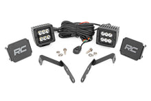 Cargar imagen en el visor de la galería, LED Light Kit Ditch Mount 2 Inch Black Pair Spot Chevy 1500 &amp; Silverado/Sierra 2500HD/3500HD (07-14) Rough Country