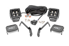 Cargar imagen en el visor de la galería, LED Light Ditch Mount 2 Inch Black Pair White DRL Chevy 1500 (2007-2013) Rough Country