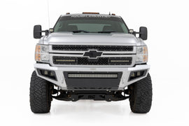 LED Light Ditch Mount 2 Inch Black Pair White DRL Chevy 1500 (2007-2013) Rough Country