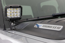 Load image into Gallery viewer, LED Light Ditch Mount 2 Inch Black Pair Amber DRL Chevy 1500 (2007-2013) Rough Country