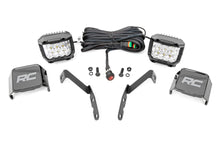 Cargar imagen en el visor de la galería, LED Light Kit Ditch Mount 3 Inch OSRAM Wide Chevy 1500 &amp; Silverado/Sierra 2500HD/3500HD (07-14) Rough Country
