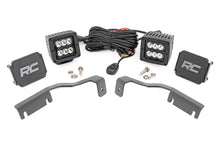 Load image into Gallery viewer, LED Light Kit Ditch Mount 2 Inch Black Pair Spot Nissan Frontier (22-26) Rough Country