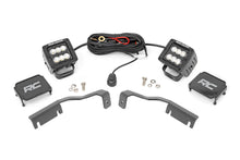Cargar imagen en el visor de la galería, LED Light Kit Ditch Mount 2 Inch Black Pair Flood Nissan Frontier (22-26) Rough Country