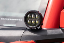 Load image into Gallery viewer, LED Light Kit Ditch Mount 3.5 Inch Black Round Pair Amber DRL Ford Bronco (21-25) Rough Country