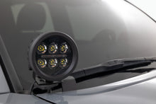 Load image into Gallery viewer, LED Light Kit Ditch Mount 2 Inch Black Pair Amber DRL Toyota Tacoma (16-23) Rough Country
