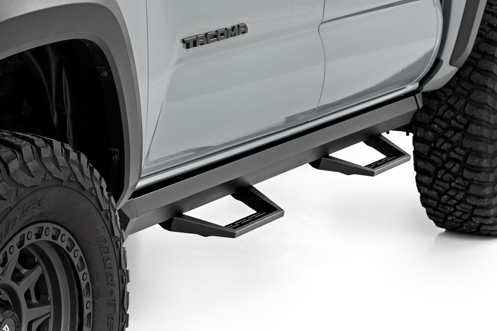 SRL2 Adj Aluminum Step Double Cab Toyota Tacoma 2WD/4WD (2005-2023) Rough Country