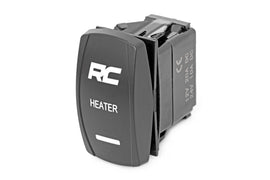 Rocker Switch Cab Heater 2x1 with Logo Blue Back Light Polaris General XP 4 1000 Rough Country