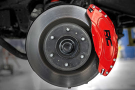 Caliper Covers Front and Rear Red Toyota Tundra 2WD/4WD (2022-2026) Rough Country