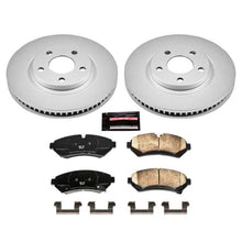 Cargar imagen en el visor de la galería, Power Stop 98-02 Cadillac Seville Front Z17 Evolution Geomet Coated Brake Kit