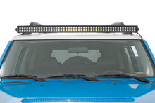 Load image into Gallery viewer, LED Light Windshield Kit 50 Inch Curved Dual Row Black Series with White DRL 07-14 Toyota FJ Cruiser Rough Country