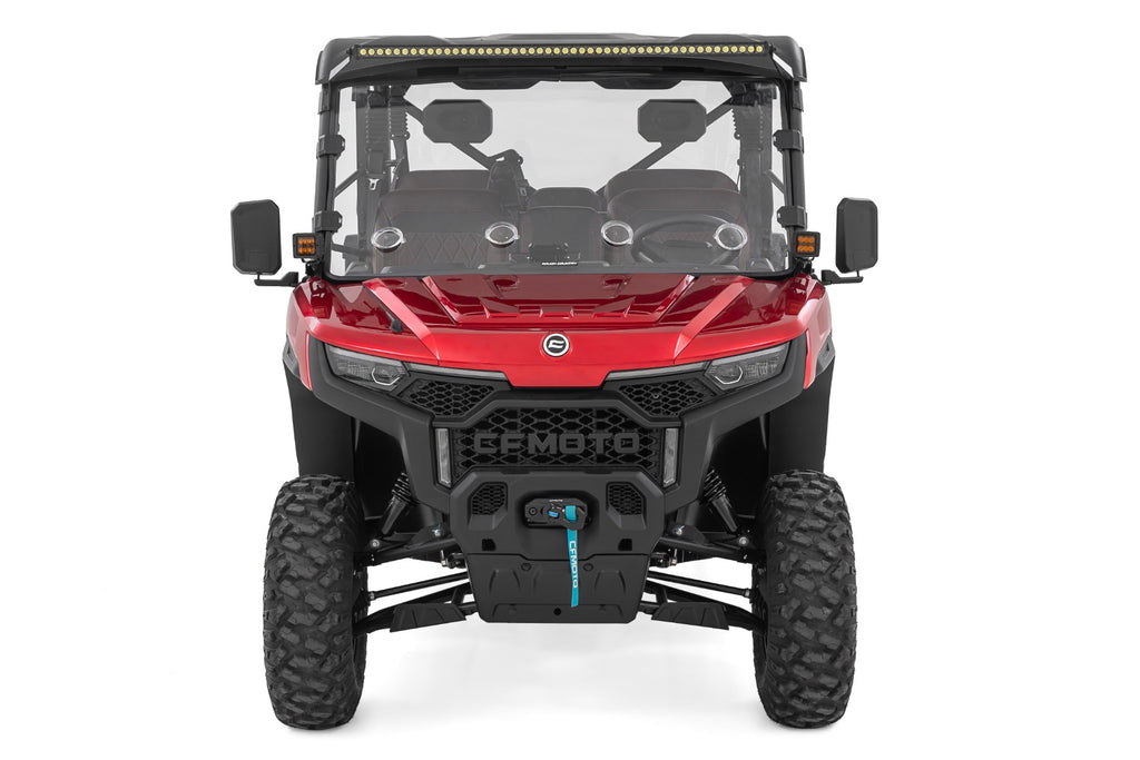LED Light Mount 50 Inch Black Single Row CFMOTO UFORCE U10 Pro Rough Country