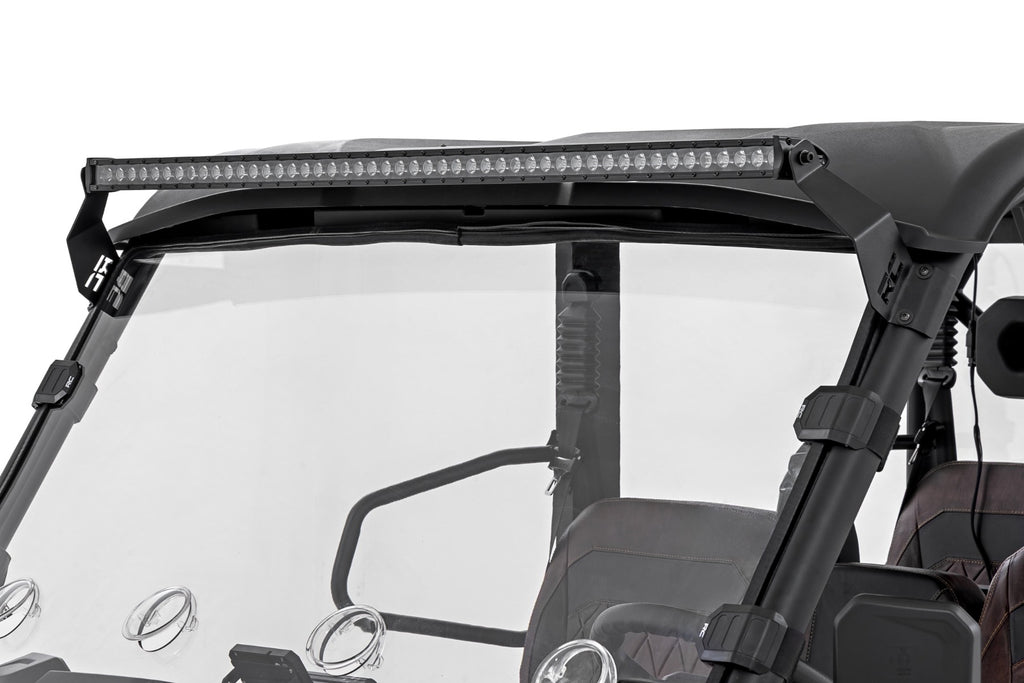 LED Light Mount 50 Inch Black Single Row CFMOTO UFORCE U10 Pro Rough Country