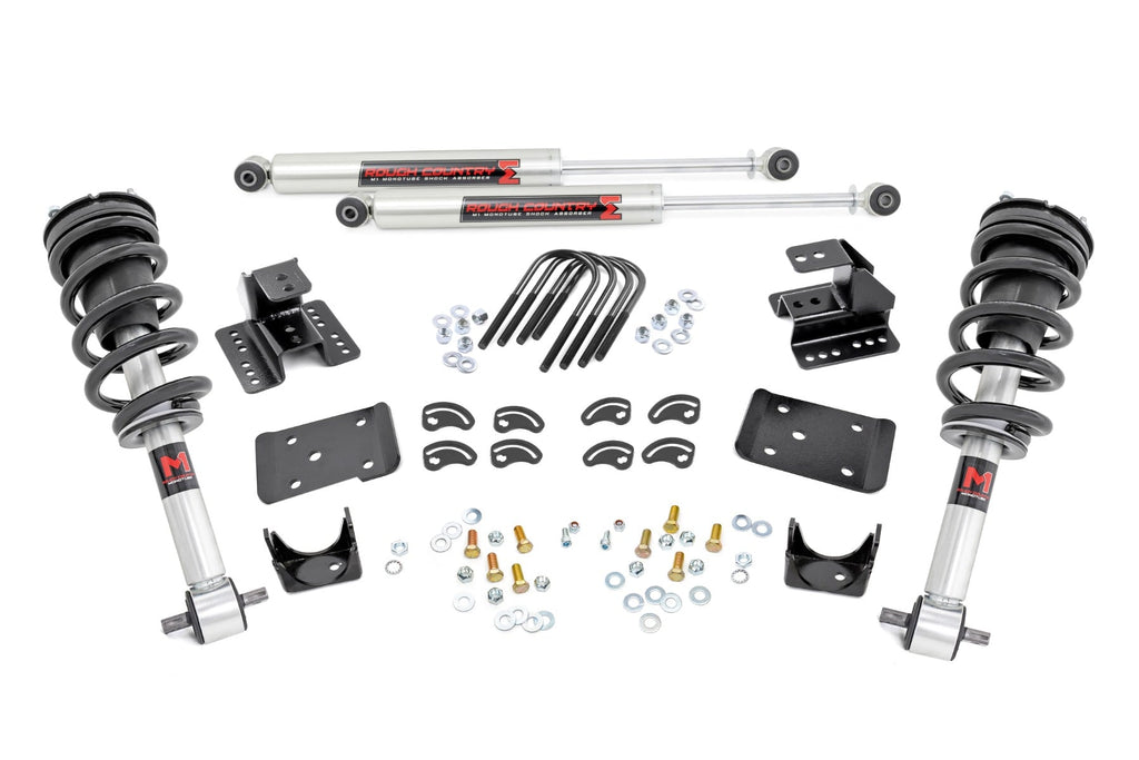 2 Inch Lowering Kit 4 Inch Rear Lowering M1 Silverado/Sierra 1500 (14-18 & Classic) Rough Country