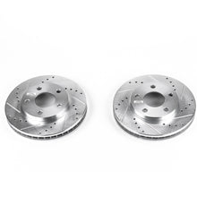 Cargar imagen en el visor de la galería, Power Stop 97-05 Buick Century Front Evolution Drilled &amp; Slotted Rotors - Pair