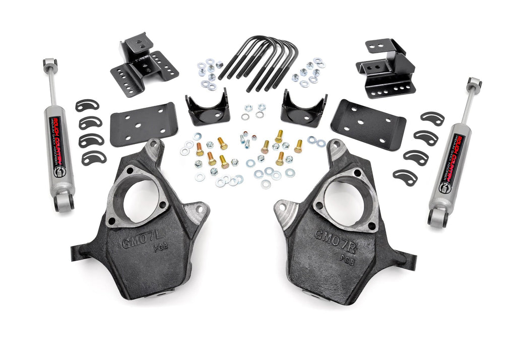 Lowering Kit Knuckle 2 Inch FR 4 Inch RR Silverado/Sierra 1500 (07-14) Rough Country