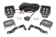 Load image into Gallery viewer, LED Light Kit Ditch Mount 2 Inch Black Pair Amber DRL Toyota Tacoma (24-26) Rough Country