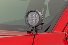 Cargar imagen en el visor de la galería, LED Light Kit Ditch Mount Black Series Round 3.5 Inch Amber DRL Toyota Tacoma (24-26) Rough Country