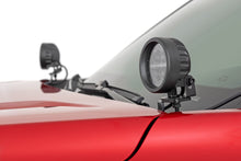 Cargar imagen en el visor de la galería, LED Light Kit Ditch Mount Black Series Round 3.5 Inch Amber DRL Toyota Tacoma (24-26) Rough Country