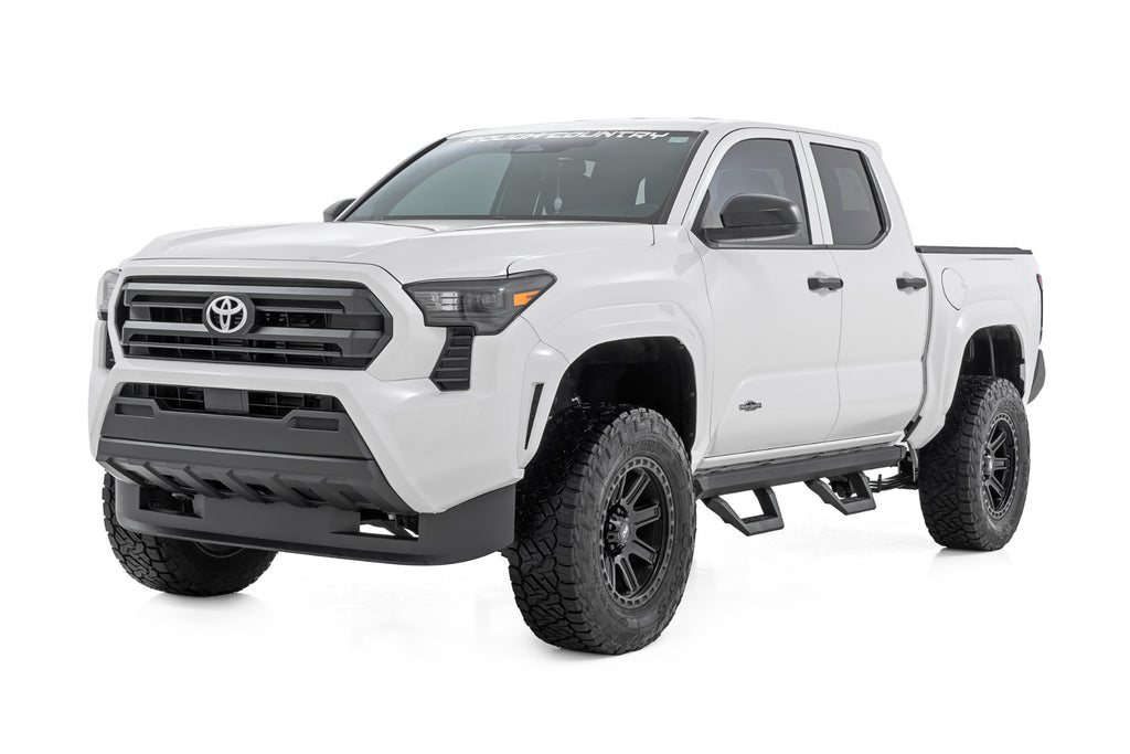 SRX2 Adjustable Aluminum Steps Double Cab Toyota Tacoma 2WD/4WD (24-26) Rough Country