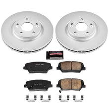 Cargar imagen en el visor de la galería, Power Stop 10-12 Hyundai Santa Fe Front Z17 Evolution Geomet Coated Brake Kit