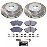 Power Stop 12-15 Mercedes-Benz SLK250 Front Semi-Coated Rotor Kit
