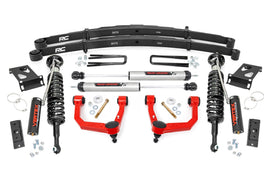 3.5 Inch Lift Kit Red UCA Vertex/V2 w/ Rear Leaf Springs Toyota Tacoma 2WD/4WD (2005-2023) Rough Country