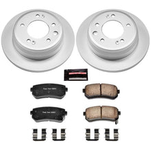 Cargar imagen en el visor de la galería, Power Stop 09-12 Hyundai Elantra Rear Z17 Evolution Geomet Coated Brake Kit