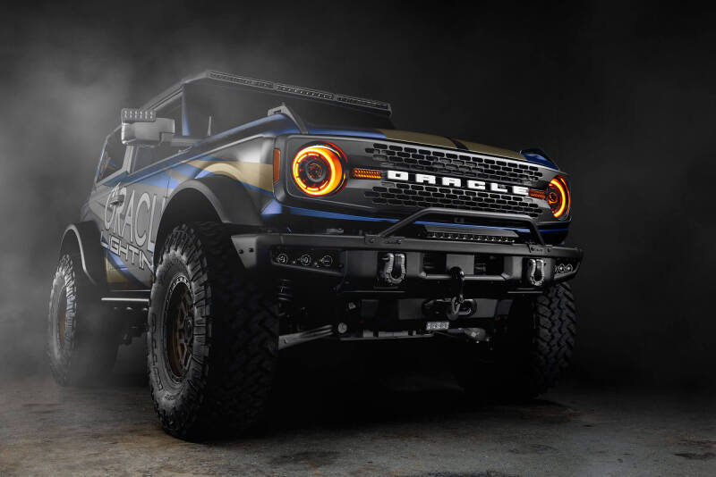 Oracle 2021+ Ford Bronco Oculus Bi-LED Projector Headlights - ColorSHIFT LED SEE WARRANTY